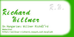 richard willner business card